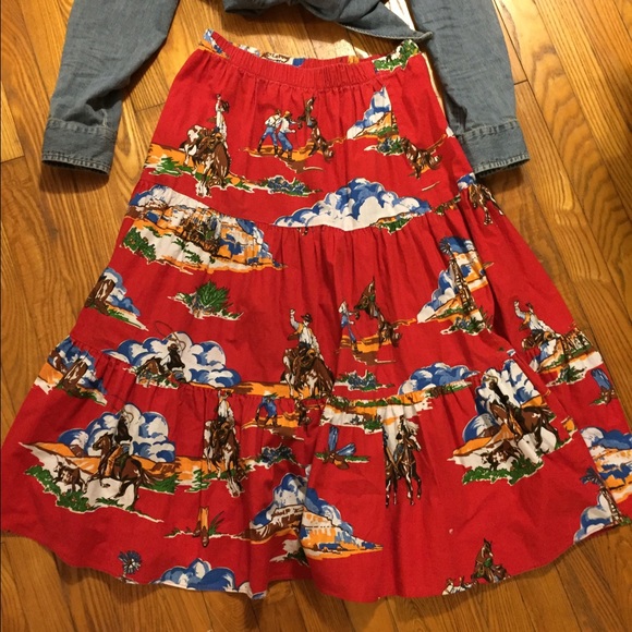 Vintage Western Skirt - Picture 3 of 6