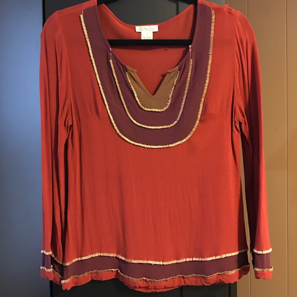 Beautifully detailed Lucky blouse
