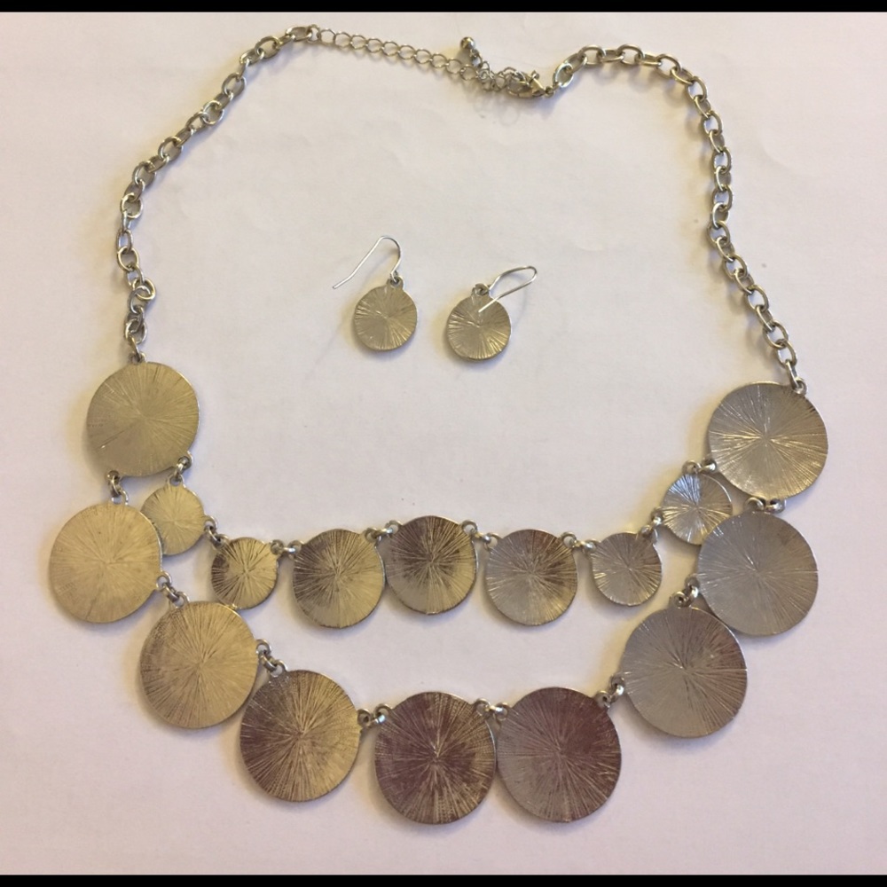 Earring and Necklace Matching Set