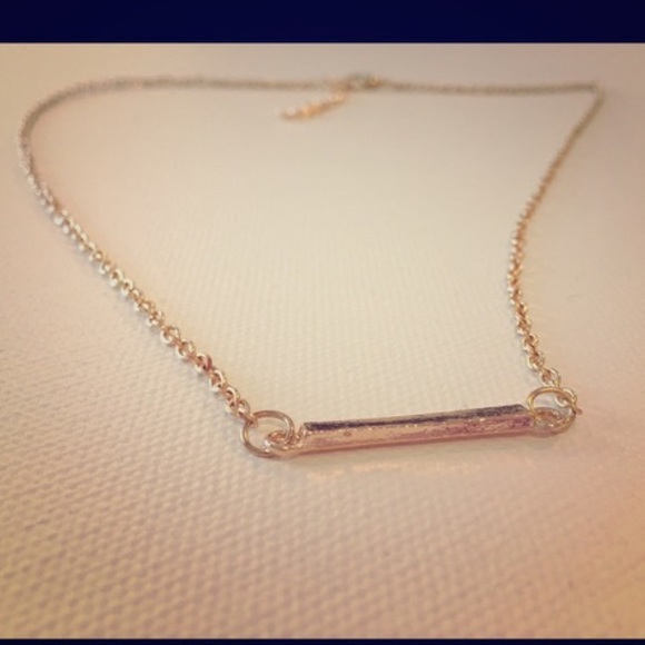 Jewelry - New Classic Gold Bar Necklace