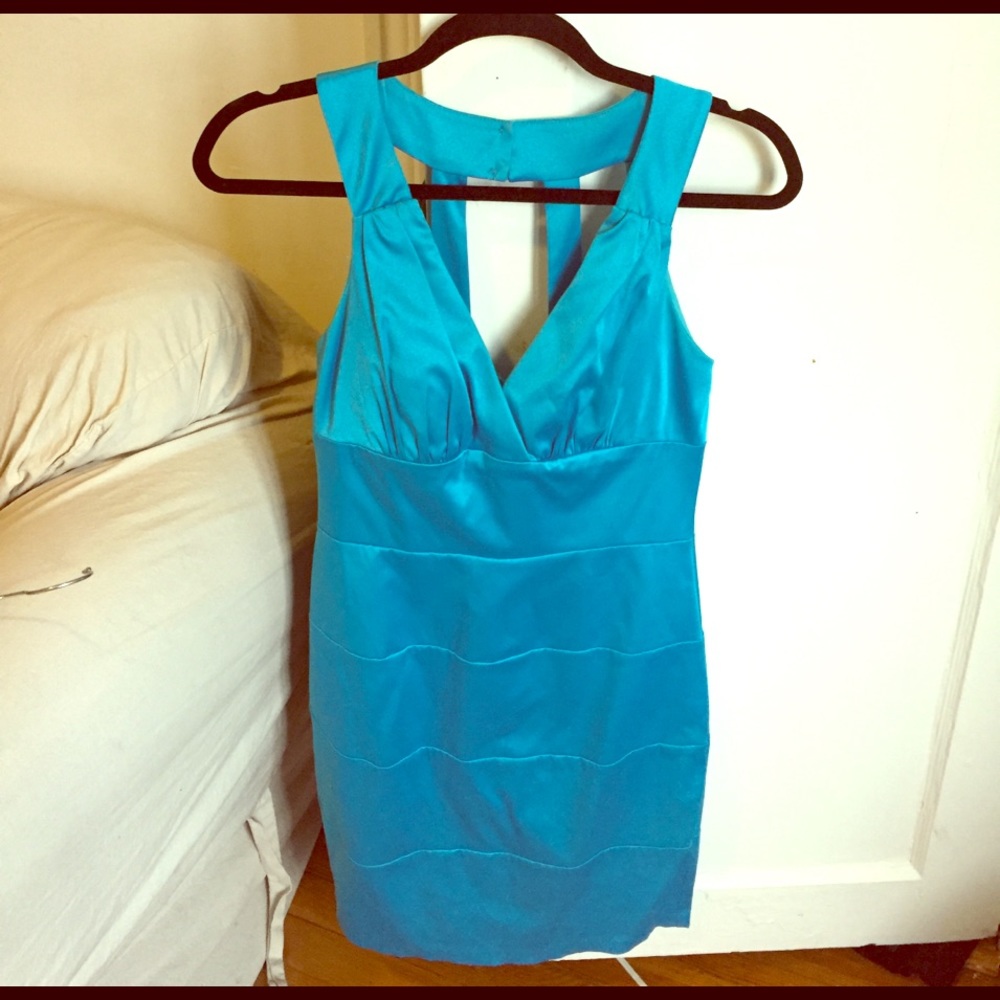 Blue Satan Dress
