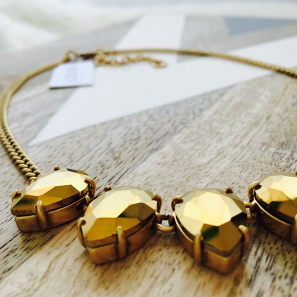 J. Crew Jewelry - J. Crew Teardrop Gemstone Necklace