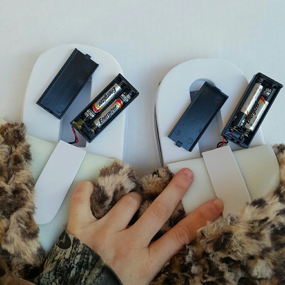 ‼MUST GO‼ Leopard Vibrating Massage Slippers - Picture 4 of 5