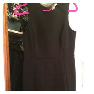 LOFT black shift dress