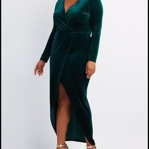 🔥SALE🔥 SEXY! velvet green dress
