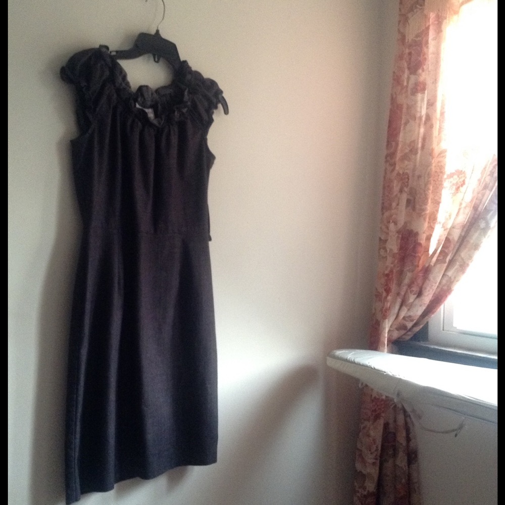 A gray Karin Stevens dress
