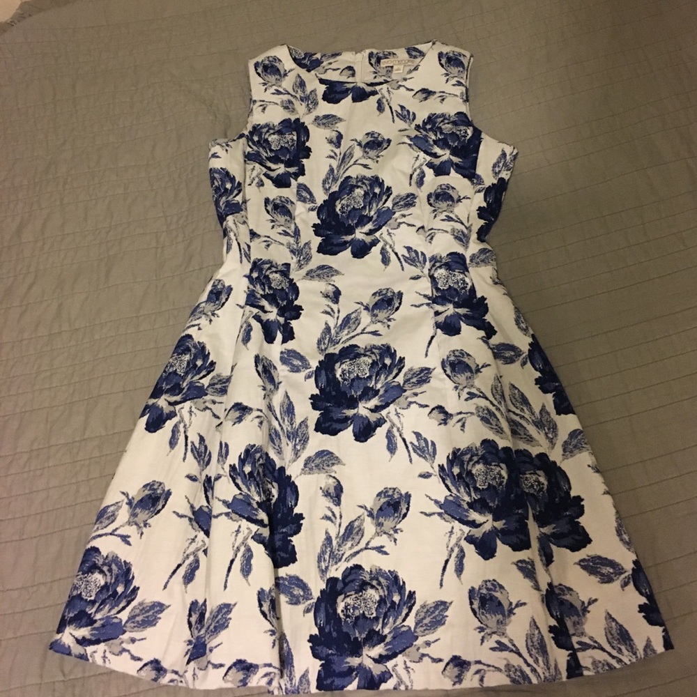 Eva Mendes Floral Dress