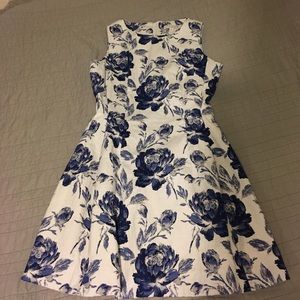 Eva Mendes Floral Dress