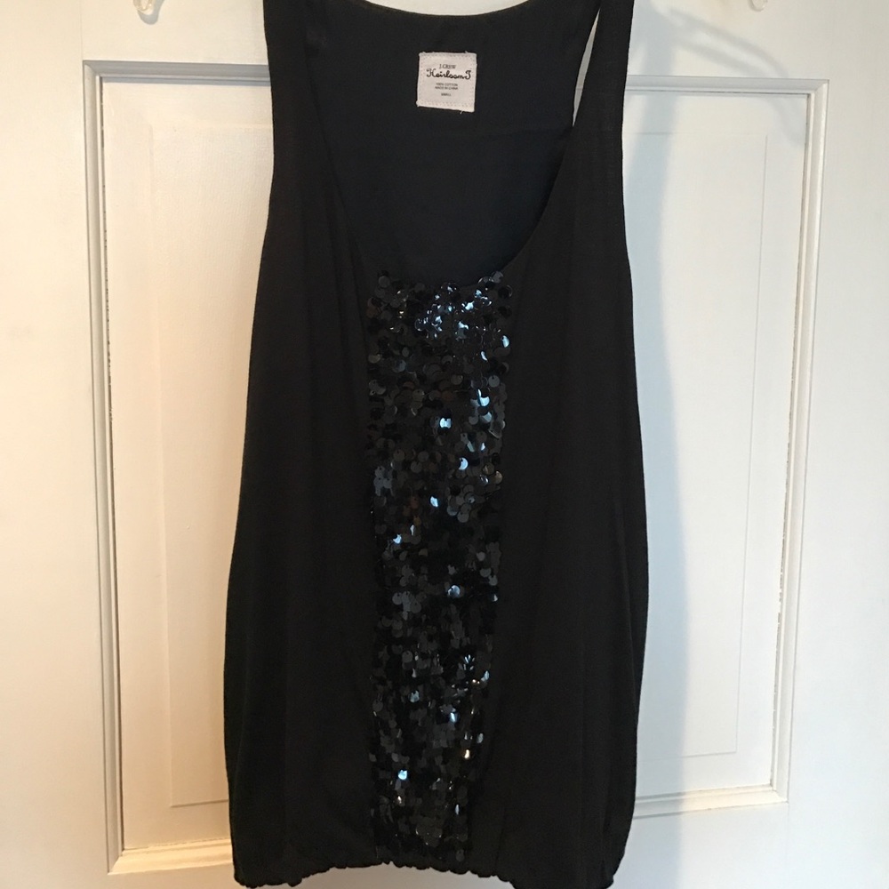 Sequined tank top!