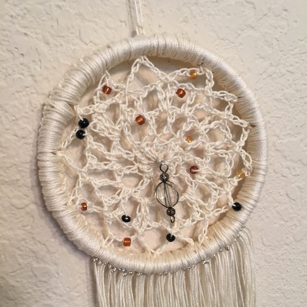 Homemade dream catcher