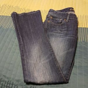 Express Zelda Barely Boot - Size 4 - Dark wash