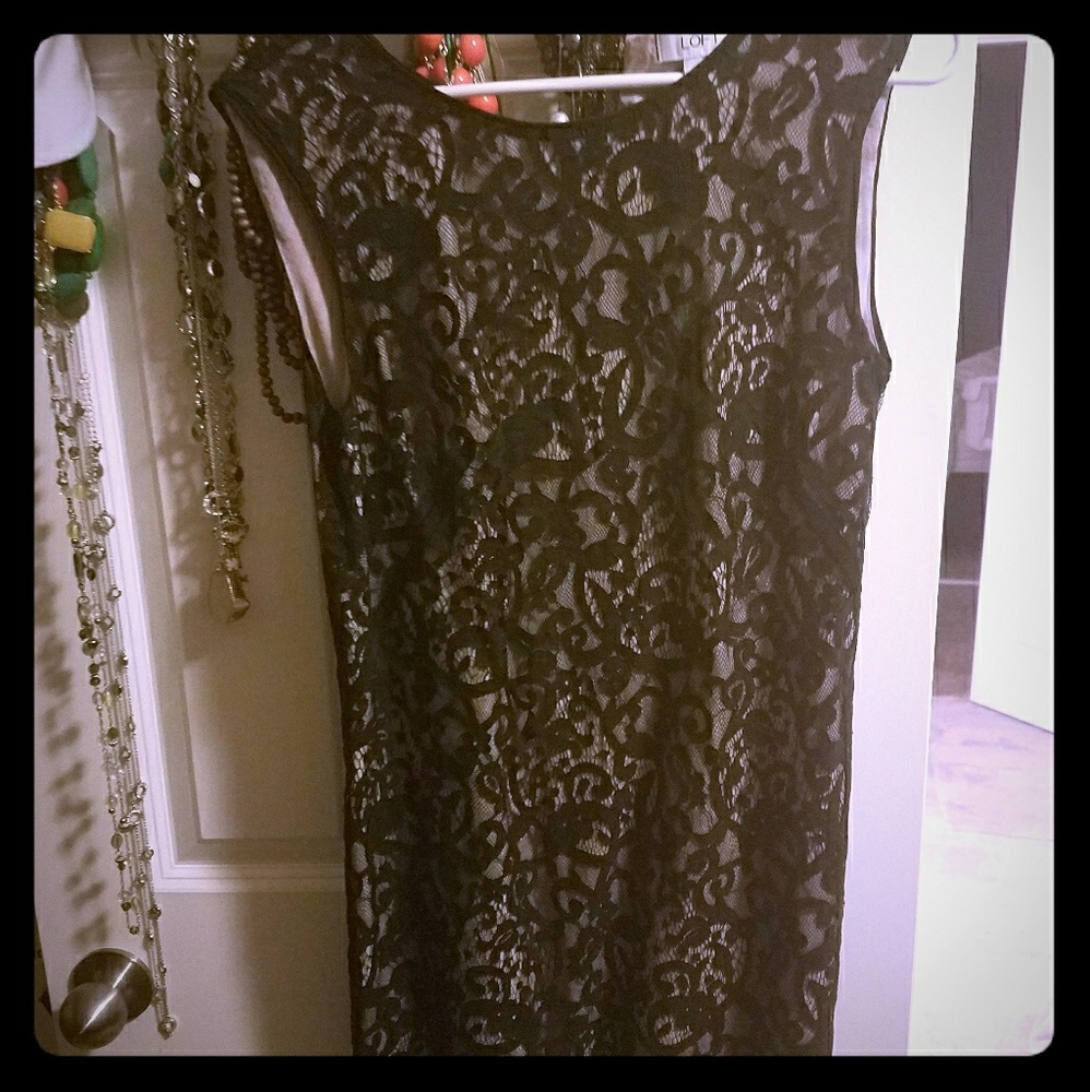 Black Lace dress from Loft size 8