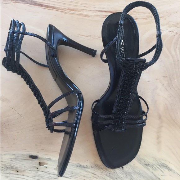 Nine West Shoes - SALENine West black strapy heals