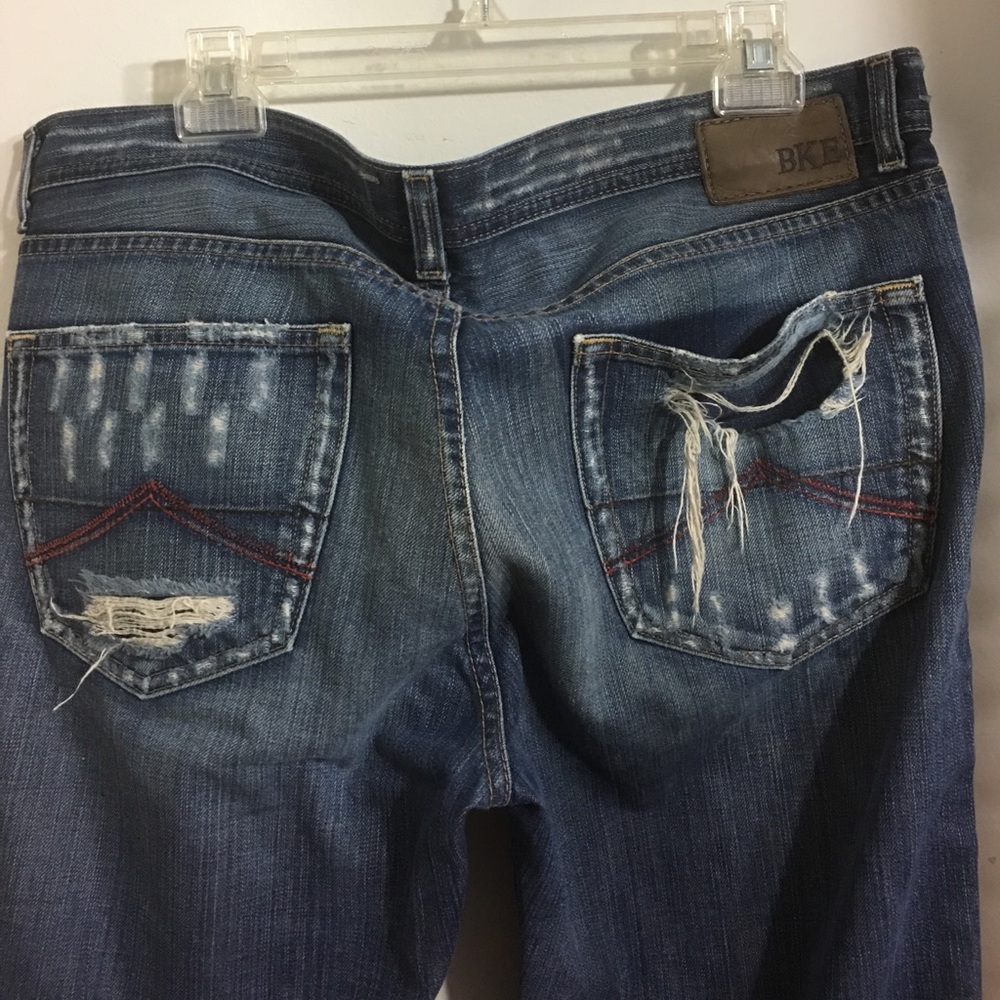 Men's factory distressed BKE jeans 36 longs