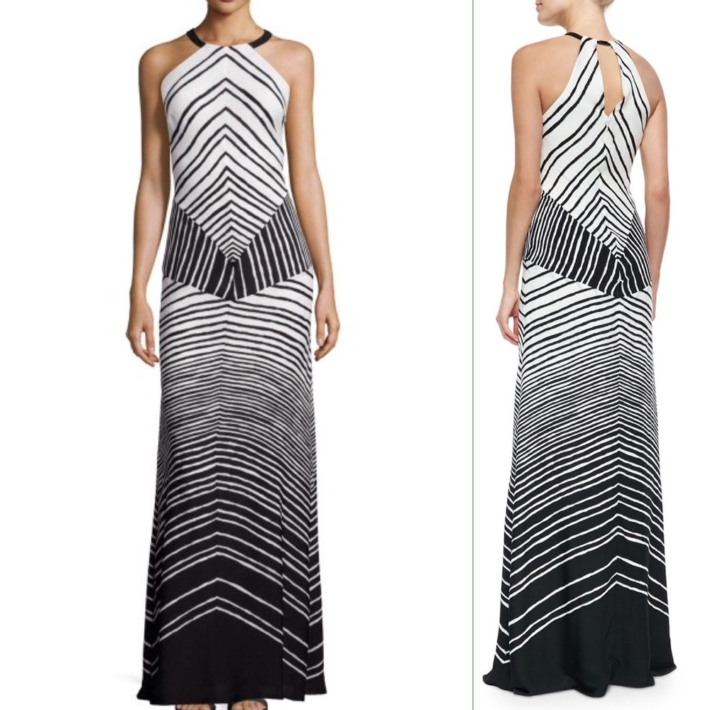 HOST PICK Halston Heritage Halter Neck Maxi Dress