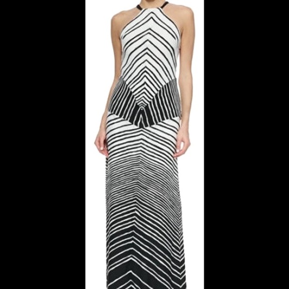 HOST PICK Halston Heritage Halter Neck Maxi Dress - Picture 2 of 4