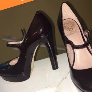 Vince Camuto Mary Jane heels- burgundy