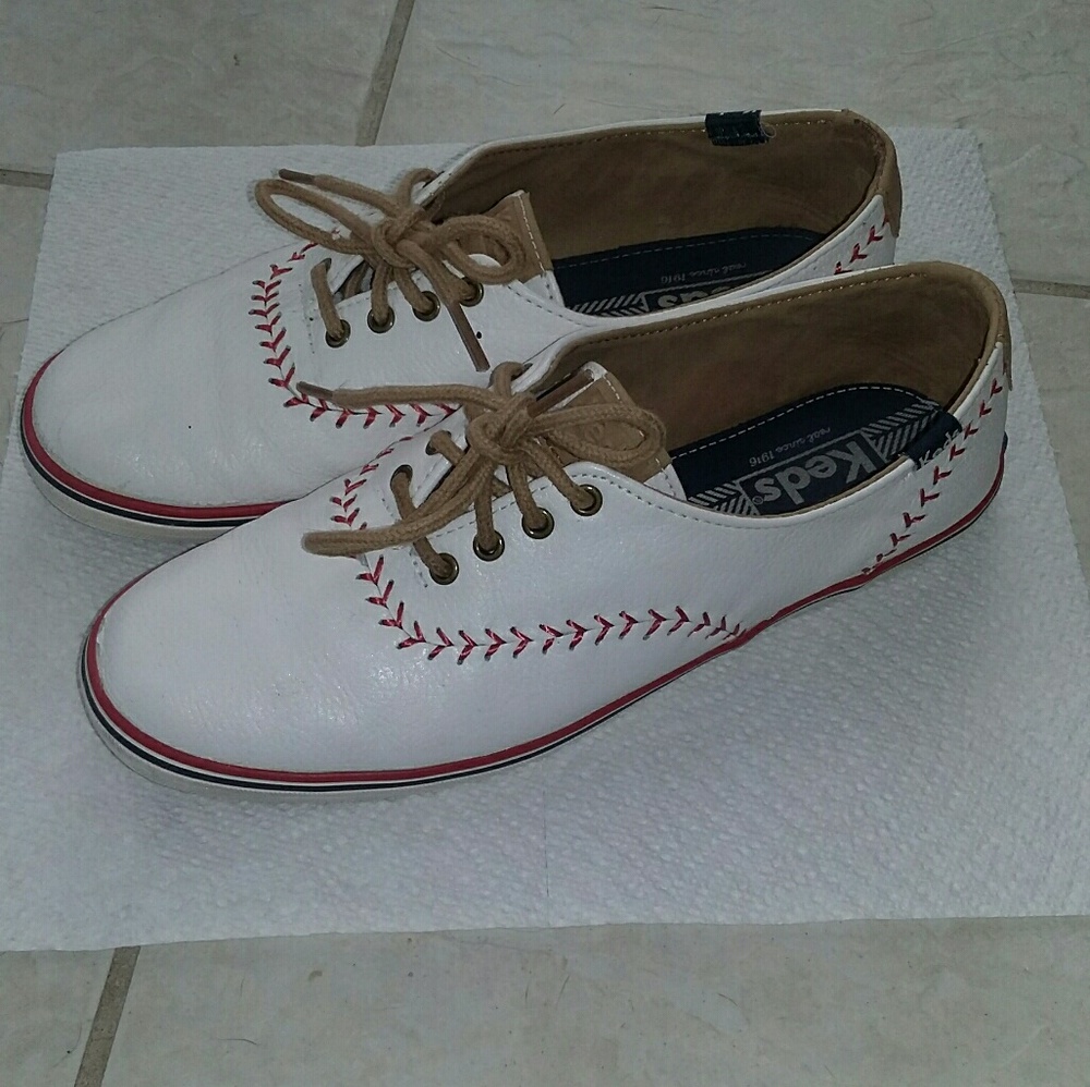 Keds Champion Pennant Leather Baseball Shoes