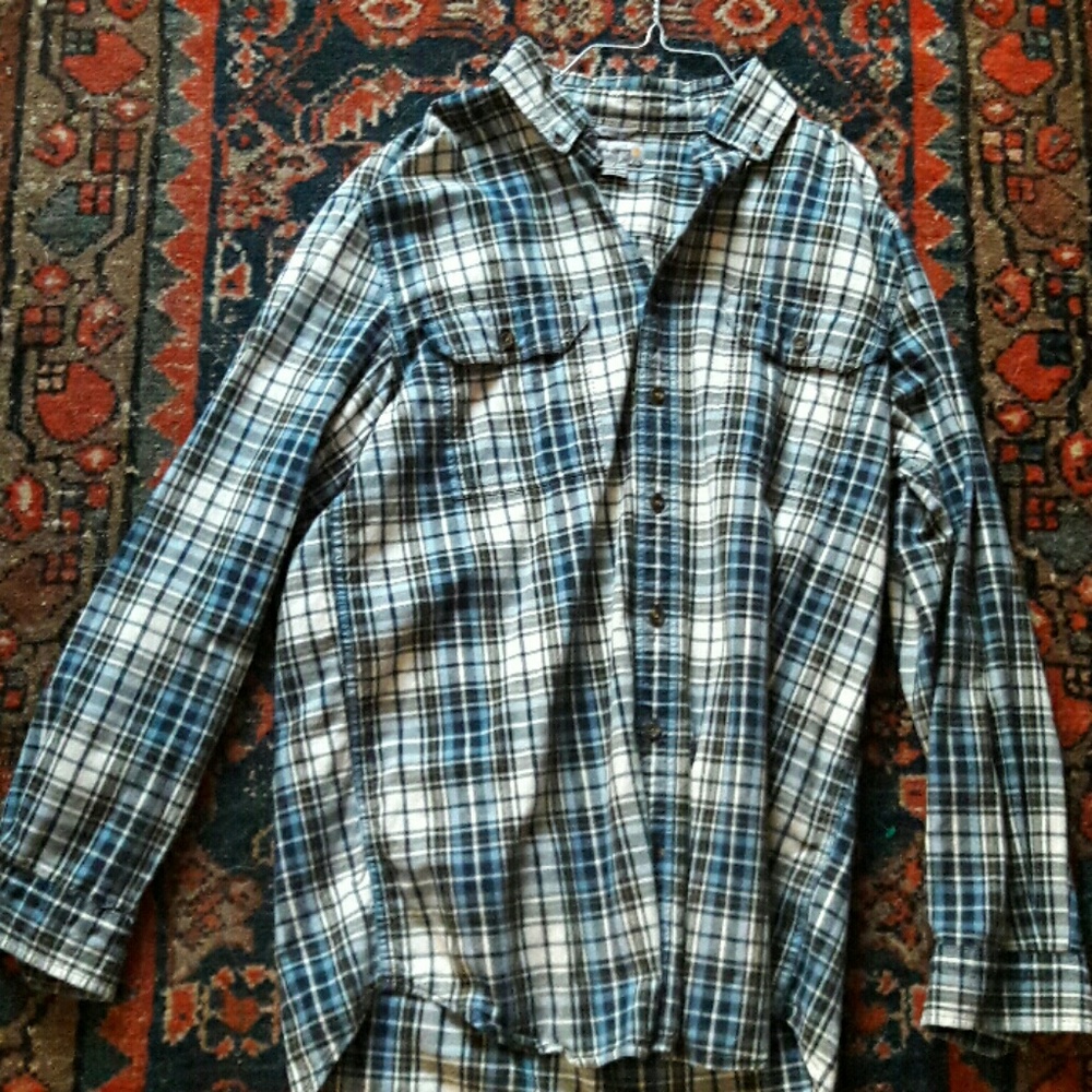 Carhartt plaid cotton shirt