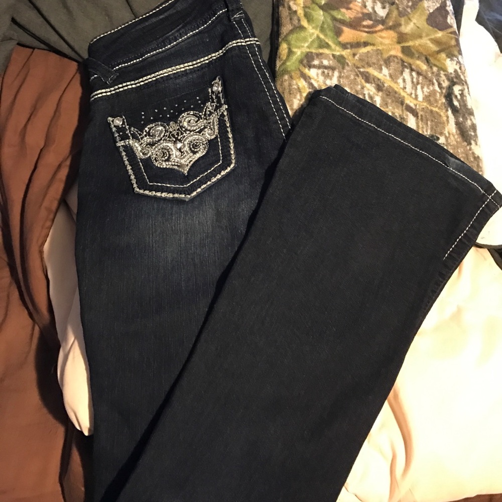 Women's Wall Flower boot cut jeans lowrise