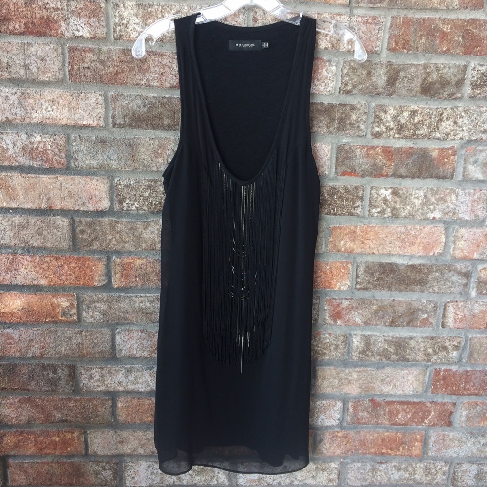 MM Couture black dress
