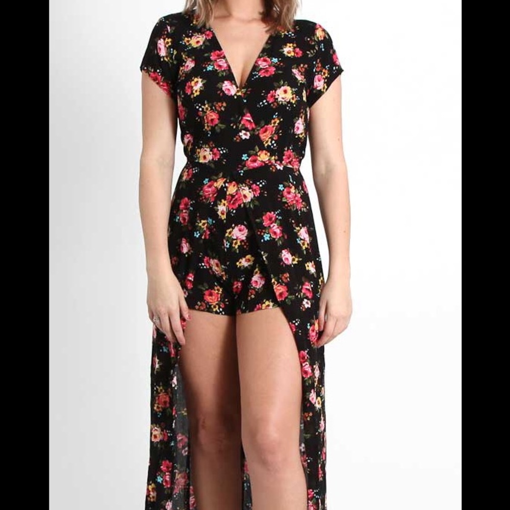 Lucy love floral skort/maxi dress