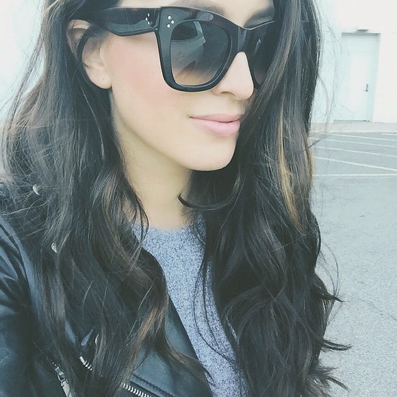 New Celine Sunglasses CL 41090/S CATHERINE Black - Picture 5 of 8