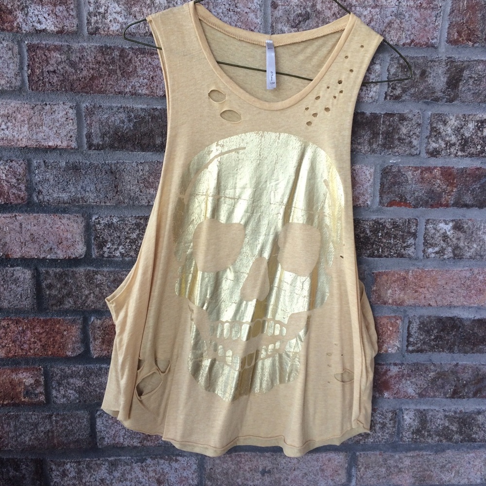 Distress skull tank