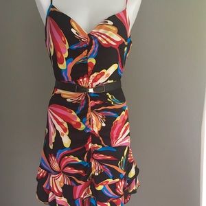 BCBGMaxAz summer dress with spaghetti stripes