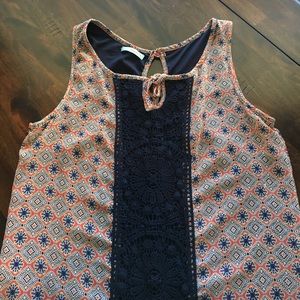 Orange and Blue Dress 👗