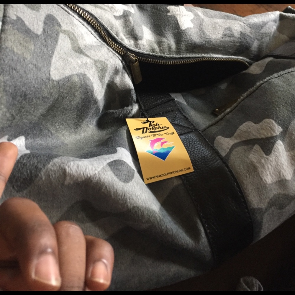 Brand New Pink Dolphin Duffle Bag !