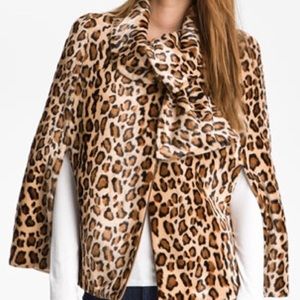 Mcginn Leopard Print Capelet
