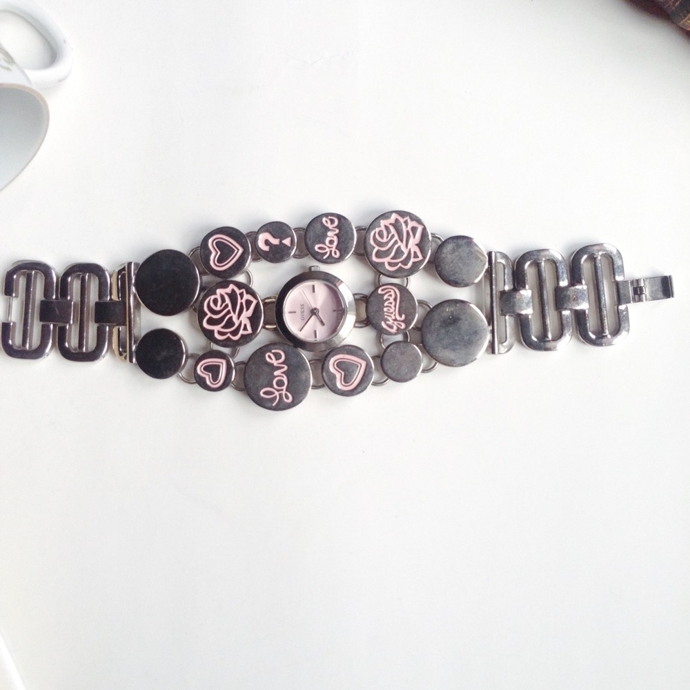 Guess silver watches