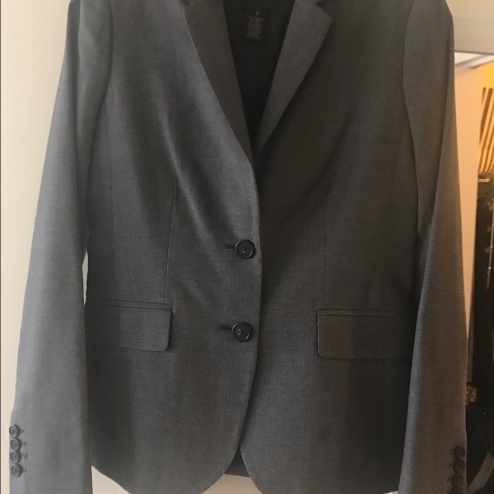 Jcrew new w/o tag grey Super 120'a suit coat