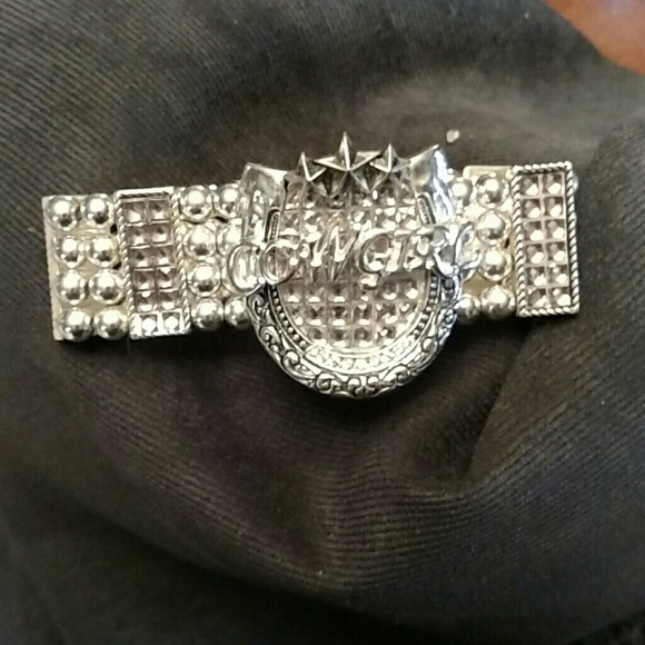 Cowgirl bracelet silver bling one size stretch - Picture 2 of 2