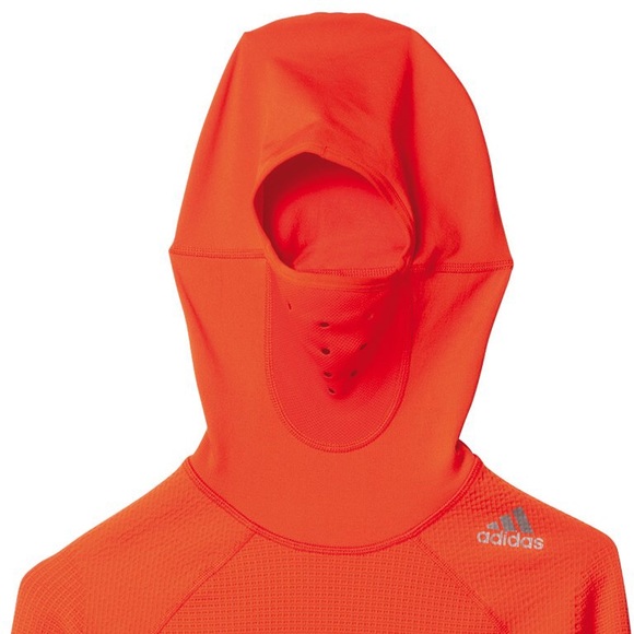 adidas Techfit Heat Hoodie Runningshirt - RT $115 - Picture 8 of 8