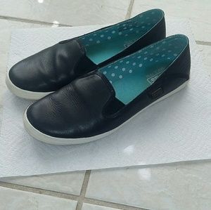 Keds Leather Crashback Slip On Sneakers