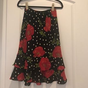 Mid length skirt
