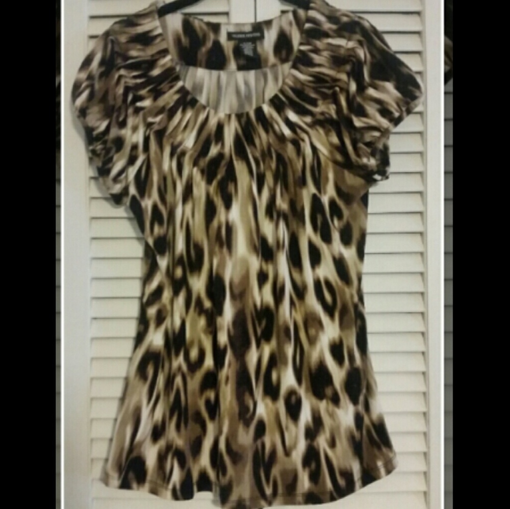 Valerie Stevens Leopard Shirt