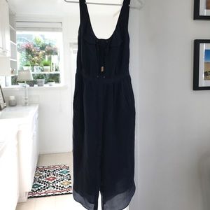 Anthropologie Navy Dress