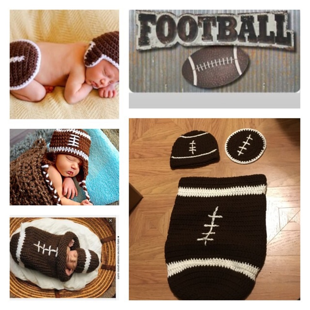 New Born "Football Photo Shoot Set"