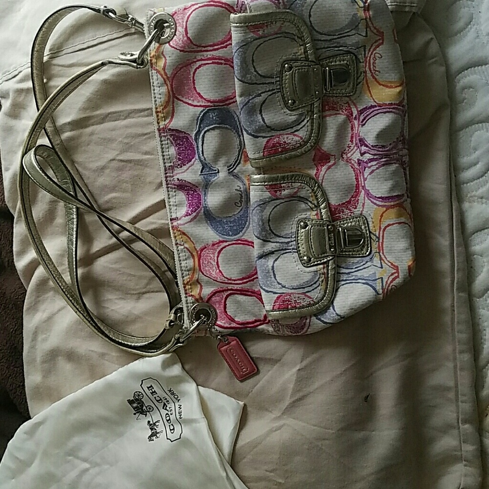 Coach "Poppy" Shoulder Bag