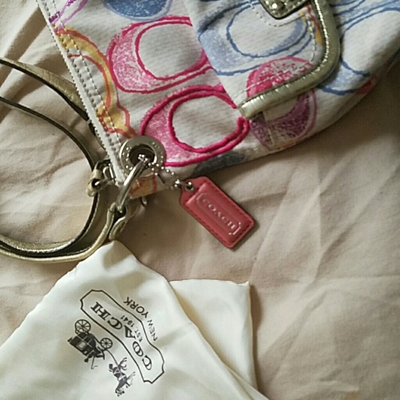 Coach "Poppy" Shoulder Bag - Picture 2 of 8