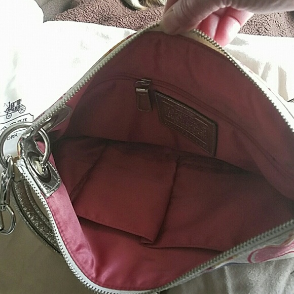 Coach "Poppy" Shoulder Bag - Picture 5 of 8