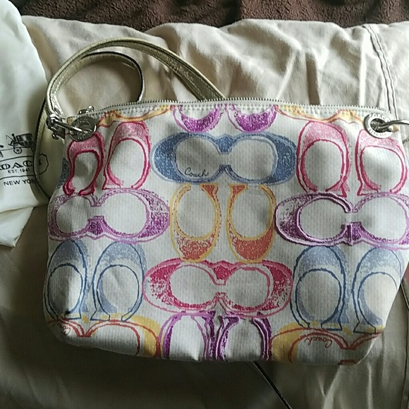 Coach "Poppy" Shoulder Bag - Picture 7 of 8