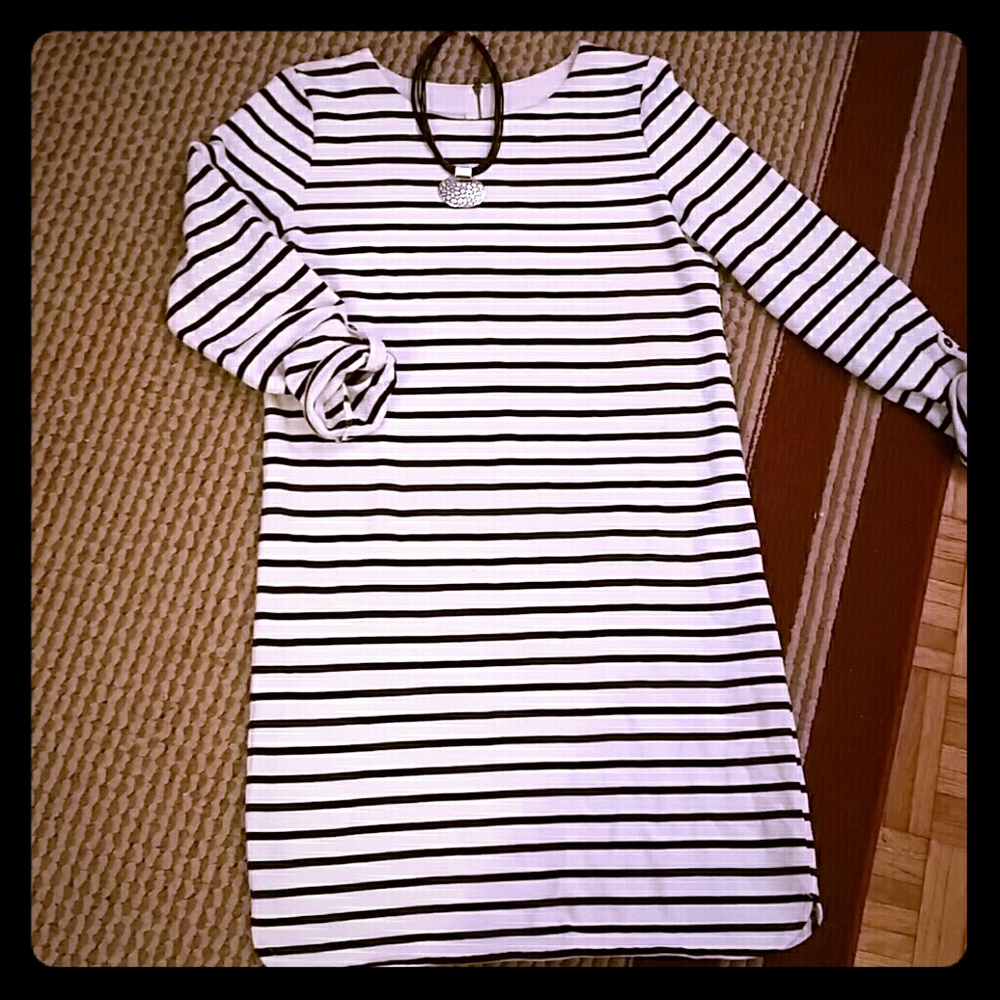 Striped Shift Dress