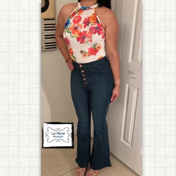 Floral Bodysuit - Picture 1 of 4