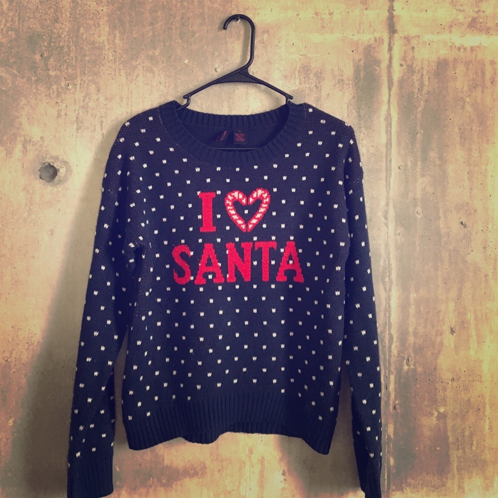 I ❤️ Santa Sweater.