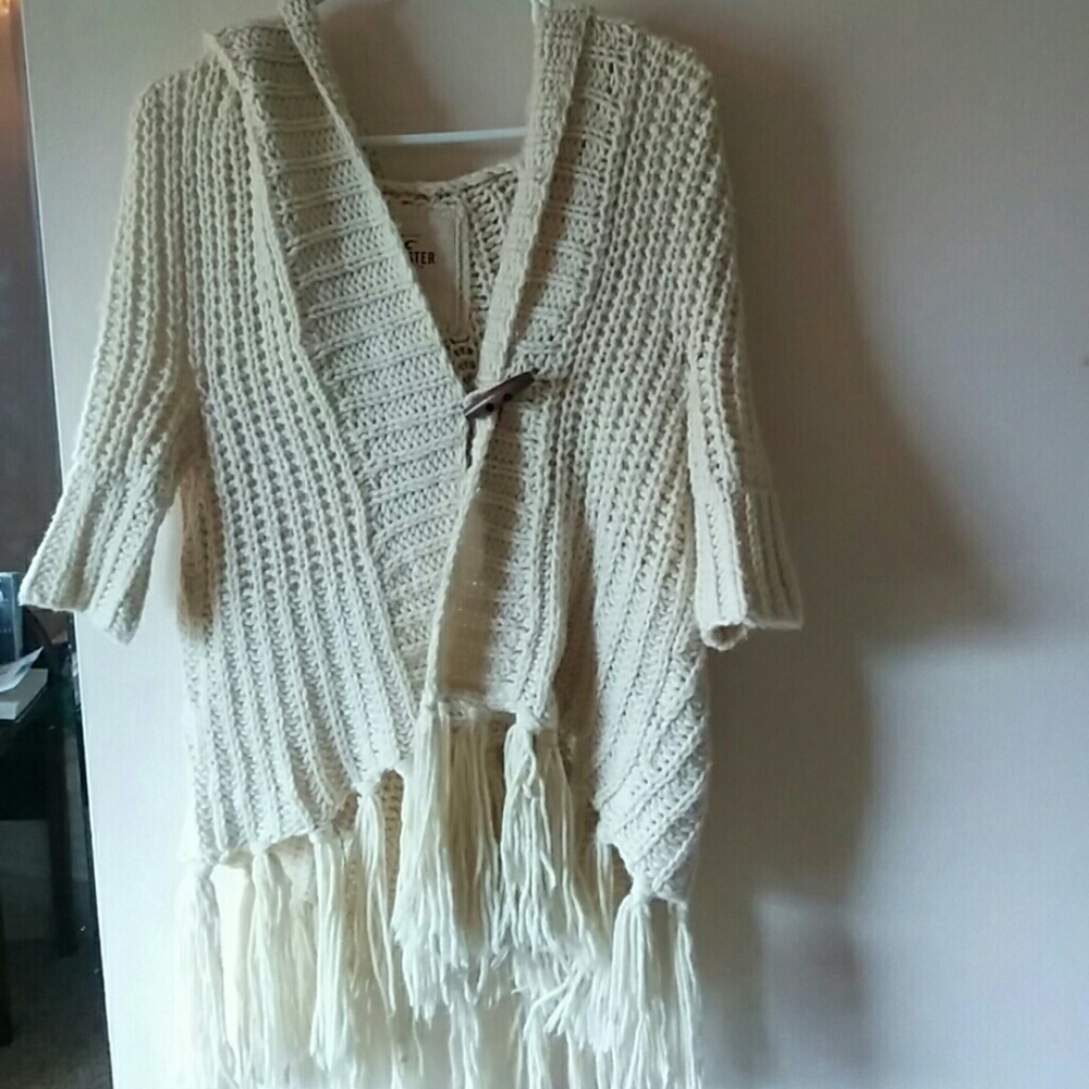 Hollister Sweater / Open Cardigan / Chunky Sweater