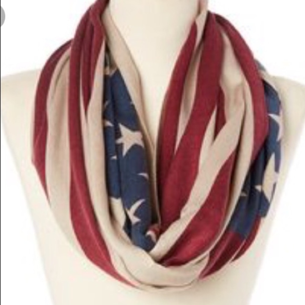 US Flag Infinity Scarf